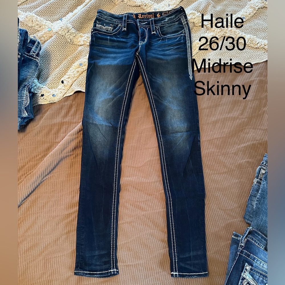 Rock Revival Haile midrise skinny 26/30 jeans